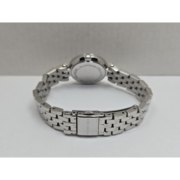 Michael Kors Mini Darci MK3294 Womens Silver Crystal Bezel 26mm New Battery